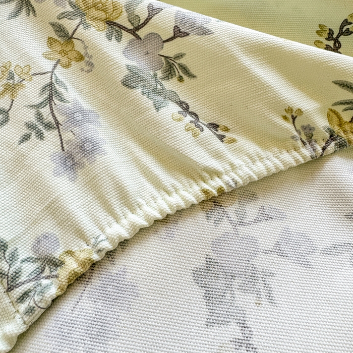 91家纺网 家纺一手货源 找家纺 （总）韩巢家纺 2025新款全棉纯棉田园小清新花卉老粗布席子凉席夏季凉席席子床笠款床套