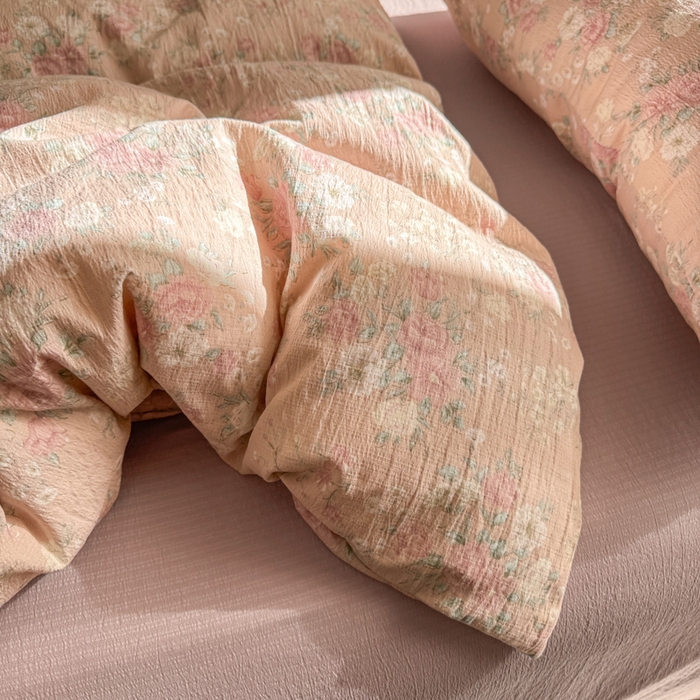 91家纺网 家纺一手货源 找家纺 （总）韩巢家纺 2025新款云感提花双层纱单被套被套单件单品被套-（提供卖家秀）