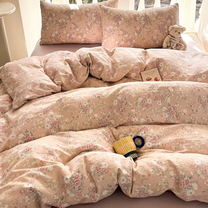 91家纺网 家纺一手货源 找家纺 （总）韩巢家纺 2025新款云感提花双层纱单被套被套单件单品被套-（提供卖家秀）