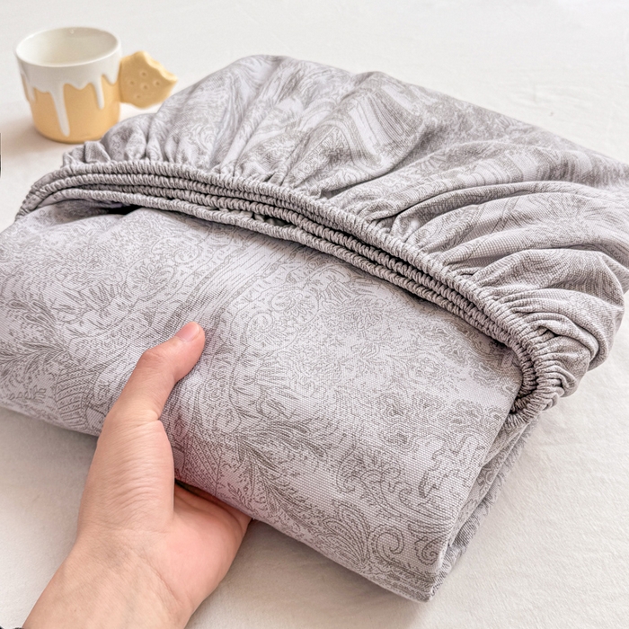 91家纺网 家纺一手货源 找家纺 （总）韩巢家纺 2025新款全棉纯棉田园小清新花卉老粗布席子凉席夏季凉席席子床笠款床套