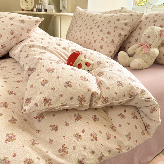 91家纺网 家纺一手货源 找家纺 （总）韩巢家纺 2025新款云感提花双层纱单被套被套单件单品被套-（提供卖家秀）