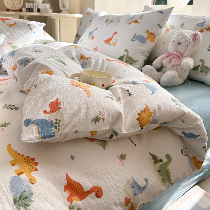 91家纺网 家纺一手货源 找家纺 （总）韩巢家纺 2025新款云感提花双层纱单被套被套单件单品被套-（提供卖家秀）