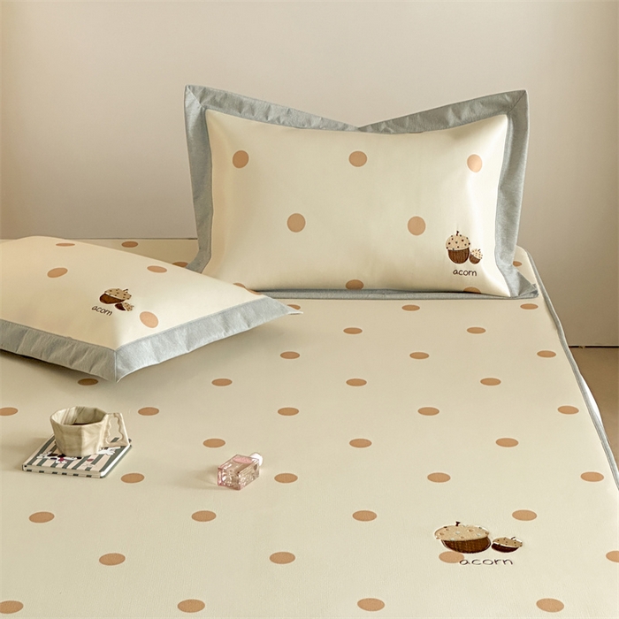 91家纺网 家纺一手货源 找家纺 （总）Sweet dreams甜梦 2025新款母婴级7A抗菌养生冰藤席席子凉席-影棚2床笠款