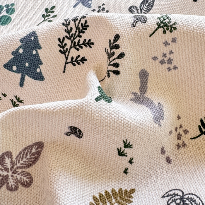 91家纺网 家纺一手货源 找家纺 韩巢家纺 2025新款全棉纯棉田园小清新花卉老粗布席子凉席夏季凉席席子床笠款床套 丛林