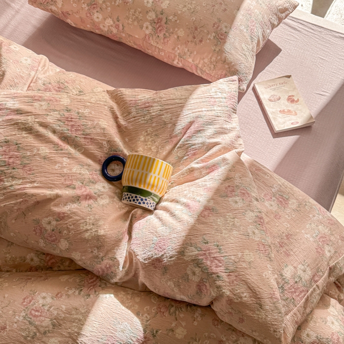 91家纺网 家纺一手货源 找家纺 韩巢家纺 2025新款云感提花双层纱单被套被套单件单品被套-（提供卖家秀） 爱如星辰