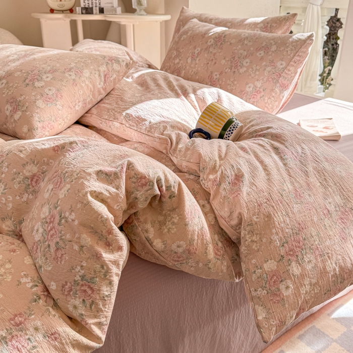 91家纺网 家纺一手货源 找家纺 韩巢家纺 2025新款云感提花双层纱单被套被套单件单品被套-（提供卖家秀） 爱如星辰