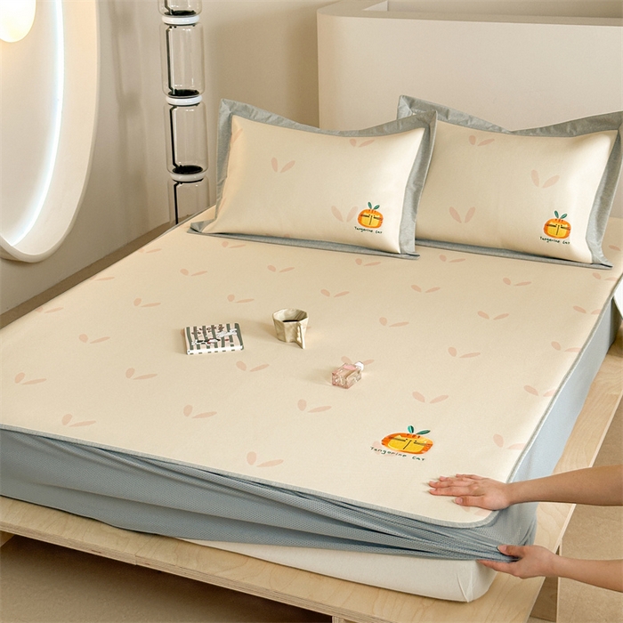 Sweet dreams甜梦 2025新款母婴级7A抗菌养生冰藤席席子凉席-影棚2床笠款 小草毛毛