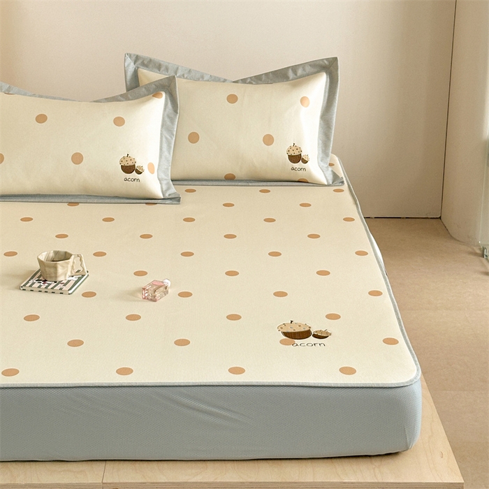 91家纺网 家纺一手货源 找家纺 Sweet dreams甜梦 2025新款母婴级7A抗菌养生冰藤席席子凉席-影棚2床笠款 小橡子