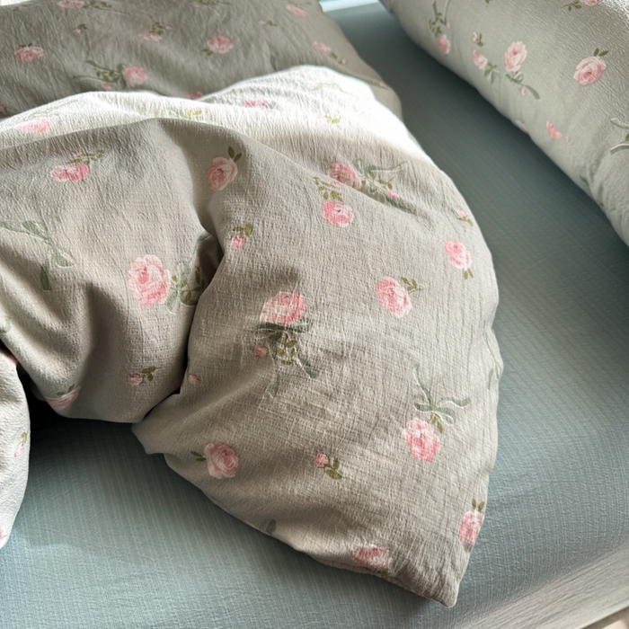 91家纺网 家纺一手货源 找家纺 韩巢家纺 2025新款云感提花双层纱单被套被套单件单品被套-（提供卖家秀） 半生倾慕