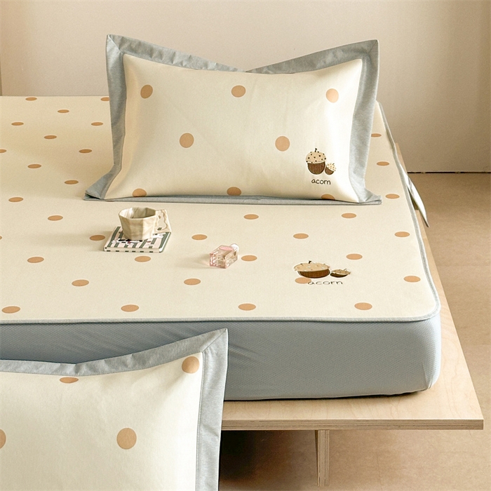 91家纺网 家纺一手货源 找家纺 Sweet dreams甜梦 2025新款母婴级7A抗菌养生冰藤席席子凉席-影棚2床笠款 小橡子