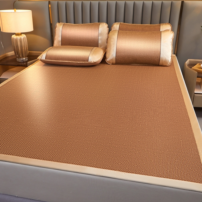 91家纺网 家纺一手货源 找家纺 （总）眠多宝 2025新款单面古藤系列-直角藤席席子