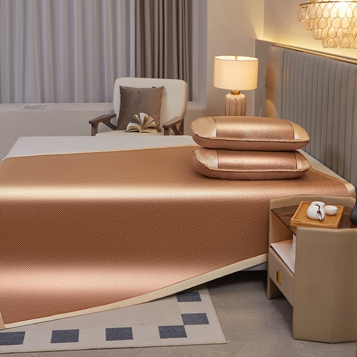 91家纺网 家纺一手货源 找家纺 （总）眠多宝 2025新款单面古藤系列-直角藤席席子