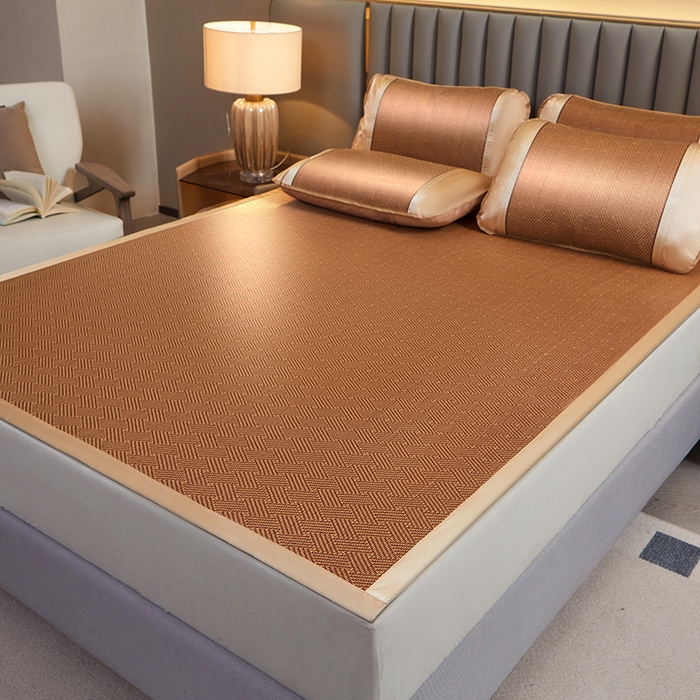 91家纺网 家纺一手货源 找家纺 （总）眠多宝 2025新款单面古藤系列-直角藤席席子