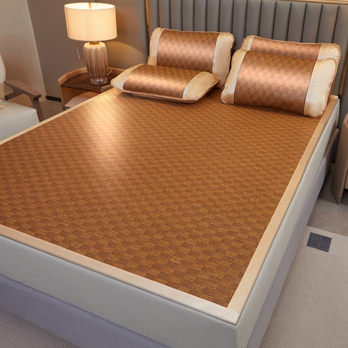 眠多宝 2025新款单面古藤系列-直角藤席席子 经典格