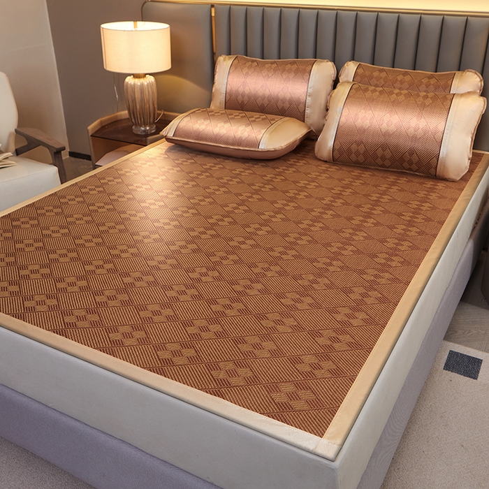 眠多宝 2025新款单面古藤系列-直角藤席席子 九宫格