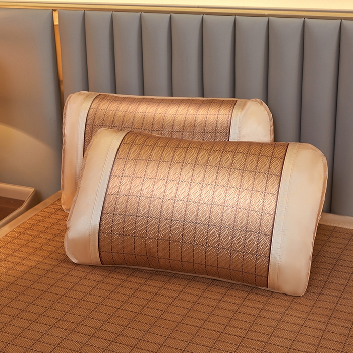 91家纺网 家纺一手货源 找家纺 眠多宝 2025新款单面古藤系列-直角藤席席子 罗马格