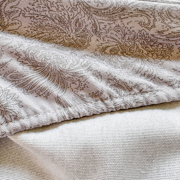 91家纺网 家纺一手货源 找家纺 韩巢家纺 2025新款全棉纯棉田园小清新花卉老粗布席子凉席夏季凉席席子床笠款床套 梦境