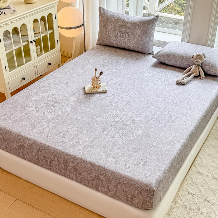 91家纺网 家纺一手货源 找家纺 韩巢家纺 2025新款全棉纯棉田园小清新花卉老粗布席子凉席夏季凉席席子床笠款床套 梦境