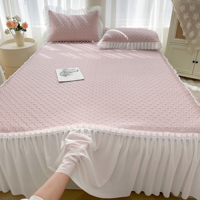 （总）怡源梦 2025新款A类高分子凉感凉席床裙款-心动系列