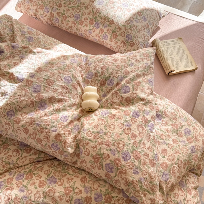 91家纺网 家纺一手货源 找家纺 韩巢家纺 2025新款云感提花双层纱单被套被套单件单品被套-（提供卖家秀） 偏偏宠爱