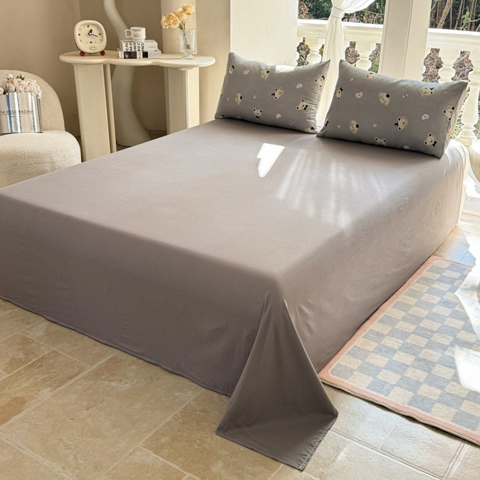 91家纺网 家纺一手货源 找家纺 韩巢家纺 2025新款云感提花双层纱单被套被套单件单品被套-（提供卖家秀） 奇妙小熊