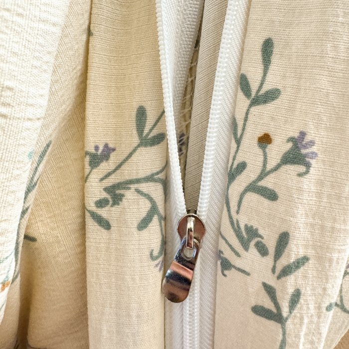 91家纺网 家纺一手货源 找家纺 韩巢家纺 2025新款云感提花双层纱单被套被套单件单品被套-（提供卖家秀） 森田野园