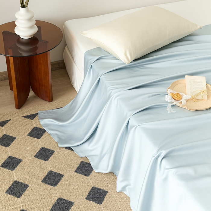 91家纺网 家纺一手货源 找家纺 （总）咏绒家纺工厂店 2025新款60S奥地利兰精天丝轻奢系列-单床单（风格二）