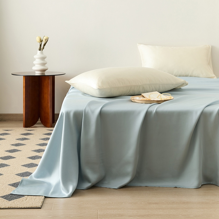 91家纺网 家纺一手货源 找家纺 （总）咏绒家纺工厂店 2025新款60S奥地利兰精天丝轻奢系列-单床单（风格二）