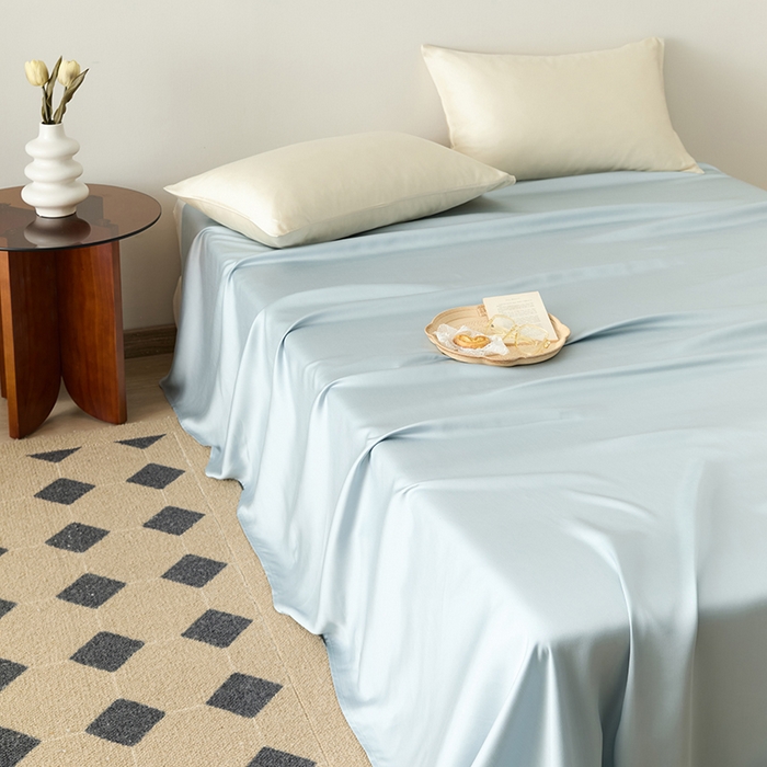 91家纺网 家纺一手货源 找家纺 （总）咏绒家纺工厂店 2025新款60S奥地利兰精天丝轻奢系列-单床单（风格二）