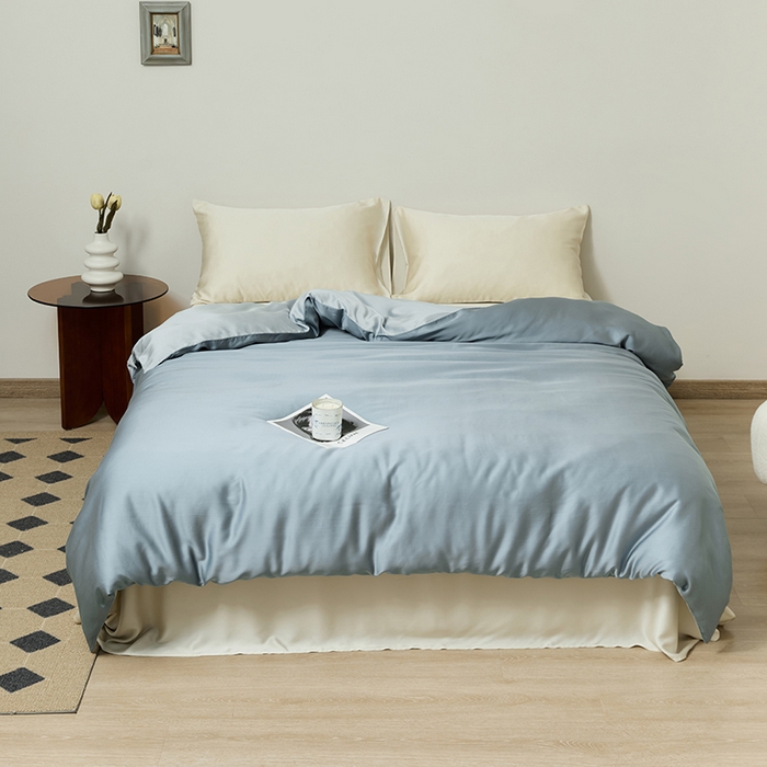 91家纺网 家纺一手货源 找家纺 （总）咏绒家纺工厂店 2025新款60S奥地利兰精天丝轻奢系列-单被套（风格二）