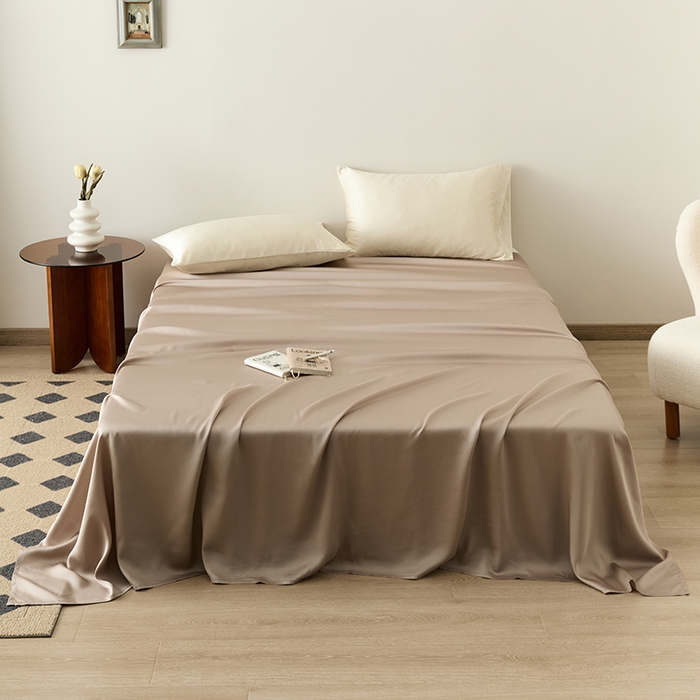 91家纺网 家纺一手货源 找家纺 （总）咏绒家纺工厂店 2025新款60S奥地利兰精天丝轻奢系列-单床单（风格二）