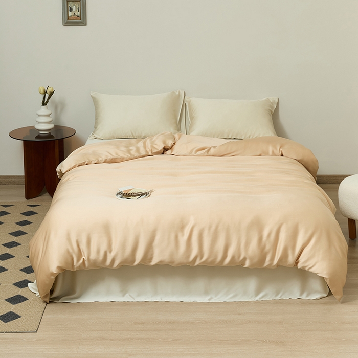 91家纺网 家纺一手货源 找家纺 （总）咏绒家纺工厂店 2025新款60S奥地利兰精天丝轻奢系列-单被套（风格二）