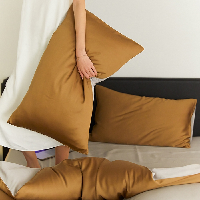 91家纺网 家纺一手货源 找家纺 （总）咏绒家纺工厂店 2025新款60S奥地利兰精天丝轻奢四件套系列（风格二）