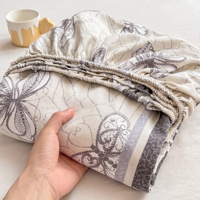 91家纺网 家纺一手货源 找家纺 韩巢家纺 2025新款全棉纯棉田园小清新花卉老粗布席子凉席夏季凉席席子床笠款床套 约定