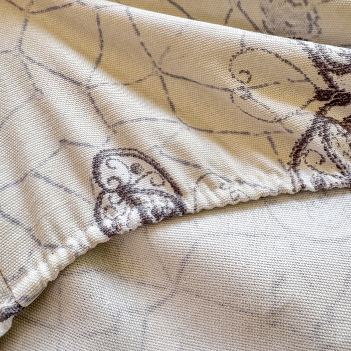 91家纺网 家纺一手货源 找家纺 韩巢家纺 2025新款全棉纯棉田园小清新花卉老粗布席子凉席夏季凉席席子床笠款床套 约定