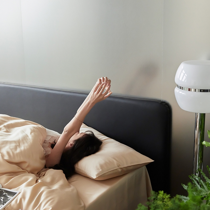 91家纺网 家纺一手货源 找家纺 咏绒家纺工厂店 2025新款60S奥地利兰精天丝轻奢四件套系列（风格二） 沙茶色