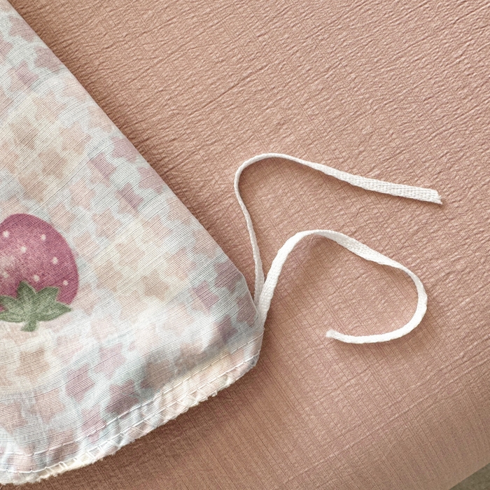 91家纺网 家纺一手货源 找家纺 韩巢家纺 2025新款云感提花双层纱单被套被套单件单品被套-（提供卖家秀） 有草莓的地方