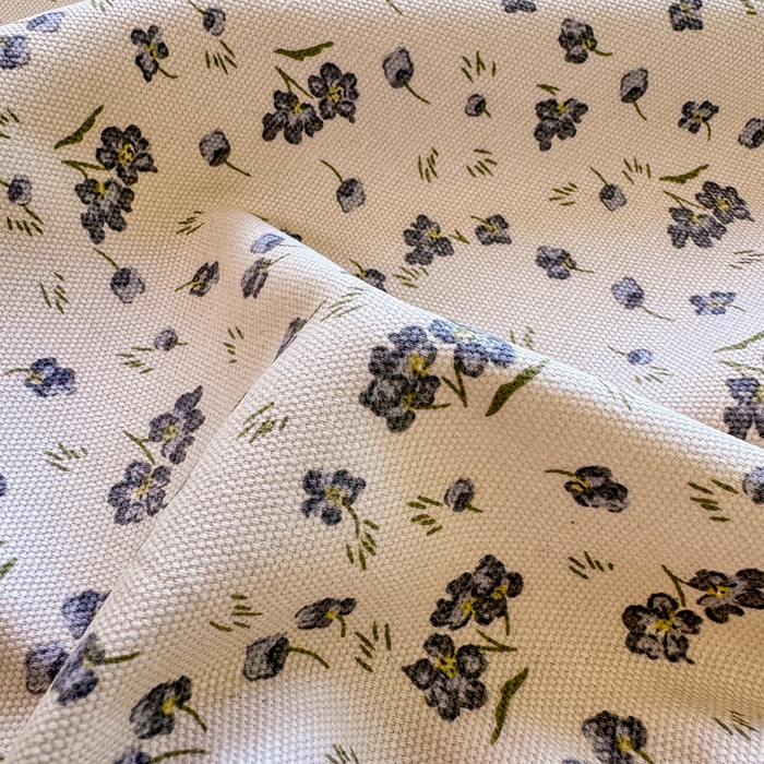 91家纺网 家纺一手货源 找家纺 韩巢家纺 2025新款全棉纯棉田园小清新花卉老粗布席子凉席夏季凉席席子床笠款床套 紫韵