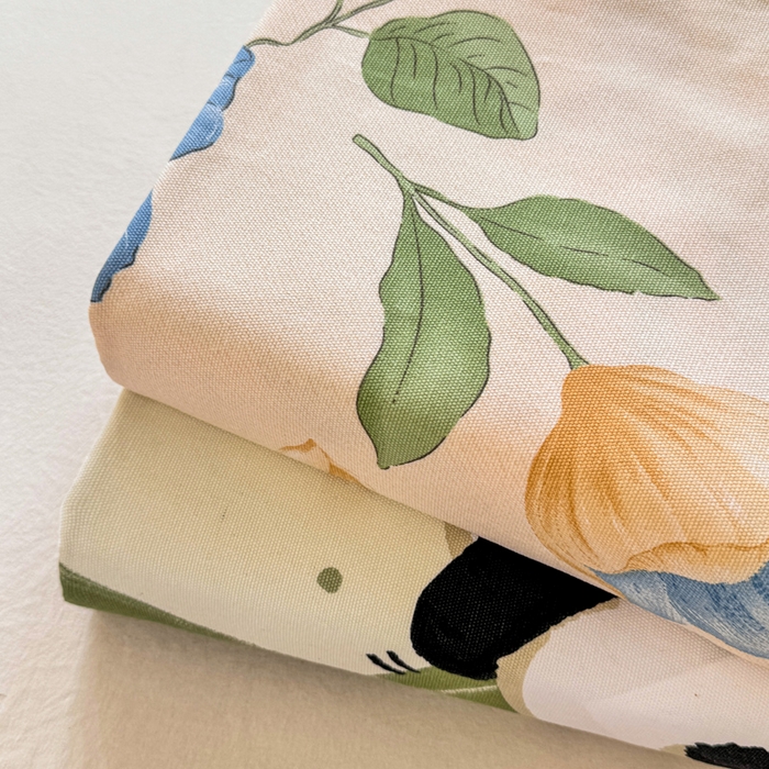 91家纺网 家纺一手货源 找家纺 韩巢家纺 2025新款全棉纯棉田园小清新花卉老粗布席子凉席夏季凉席席子床笠款床套 组合图（仅展示）