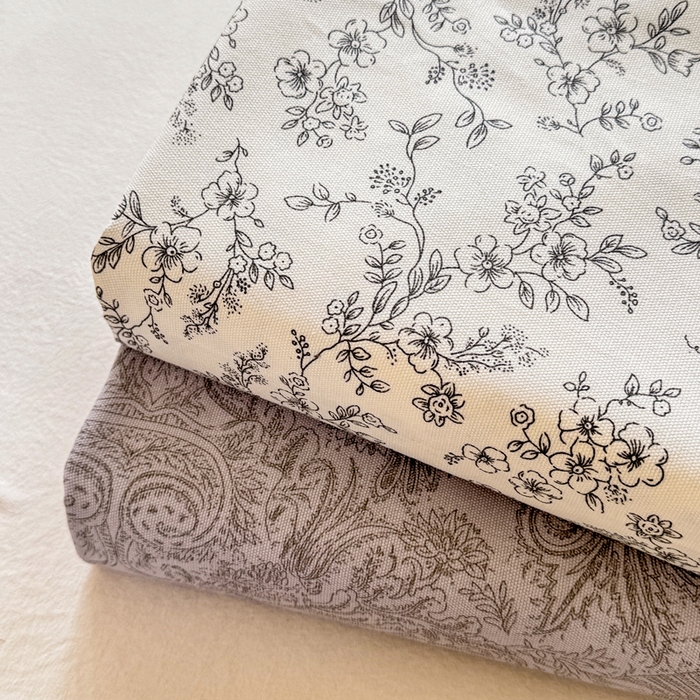 91家纺网 家纺一手货源 找家纺 韩巢家纺 2025新款全棉纯棉田园小清新花卉老粗布席子凉席夏季凉席席子床笠款床套 组合图（仅展示）