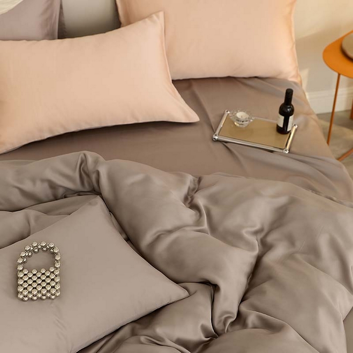 91家纺网 家纺一手货源 找家纺 咏绒家纺工厂店 2025新款60S奥地利兰精天丝轻奢系列（风格三） 岩石灰