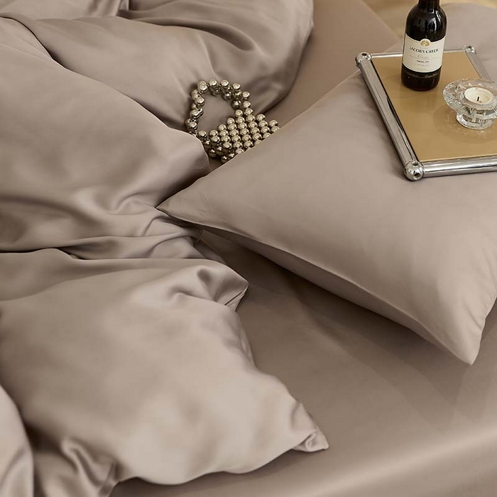 91家纺网 家纺一手货源 找家纺 咏绒家纺工厂店 2025新款60S奥地利兰精天丝轻奢系列（风格三） 岩石灰