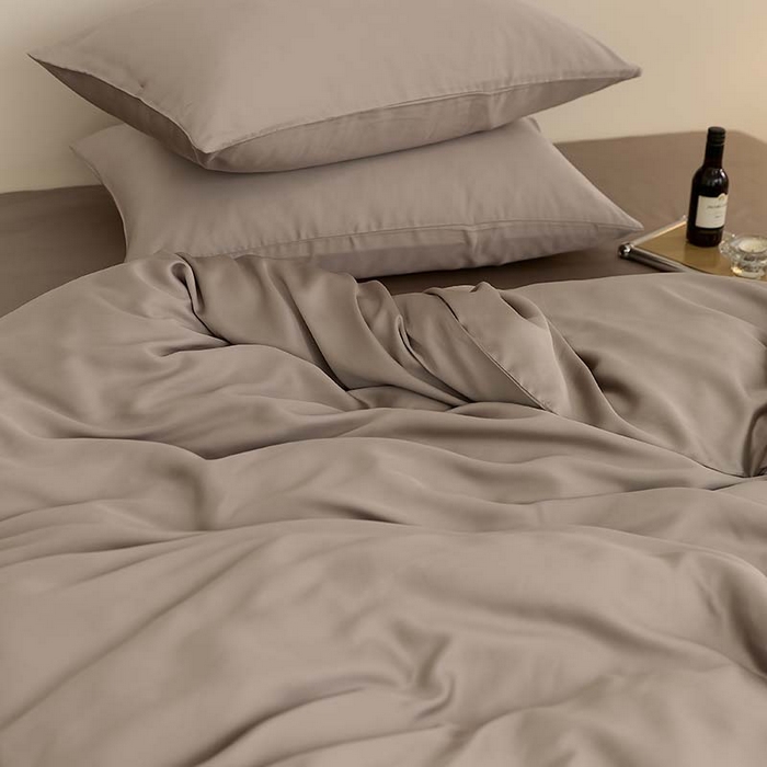 91家纺网 家纺一手货源 找家纺 咏绒家纺工厂店 2025新款60S奥地利兰精天丝轻奢系列（风格三） 岩石灰