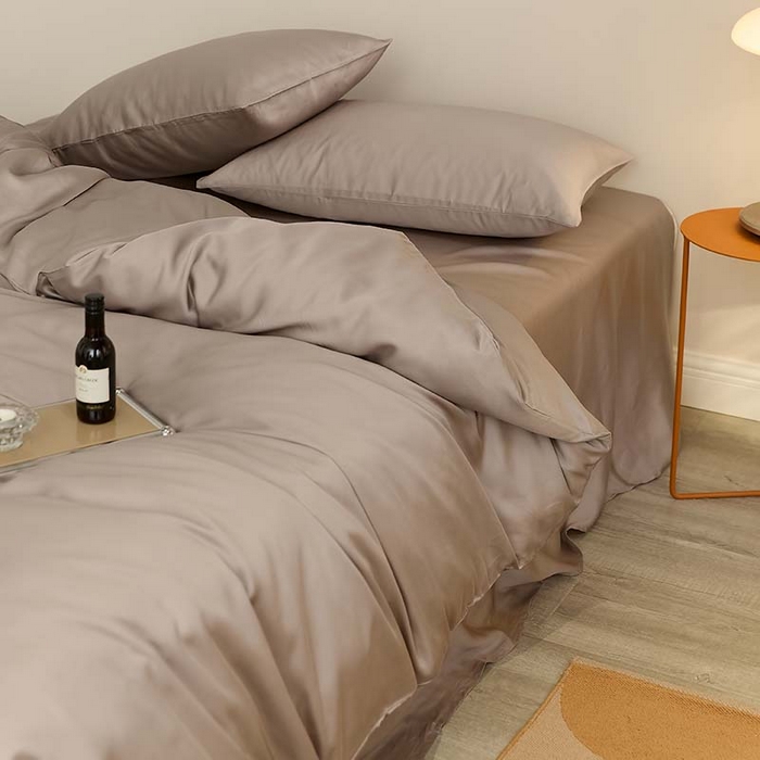 91家纺网 家纺一手货源 找家纺 咏绒家纺工厂店 2025新款60S奥地利兰精天丝轻奢系列（风格三） 岩石灰