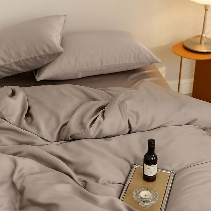 91家纺网 家纺一手货源 找家纺 咏绒家纺工厂店 2025新款60S奥地利兰精天丝轻奢系列（风格三） 岩石灰