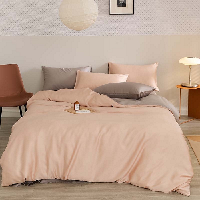 咏绒家纺工厂店 2025新款60S奥地利兰精天丝轻奢系列（风格三） 月光色-岩石灰