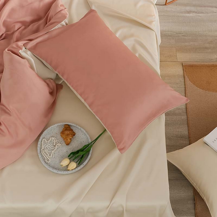 91家纺网 家纺一手货源 找家纺 咏绒家纺工厂店 2025新款60S奥地利兰精天丝轻奢系列（风格三） 芝芝桃桃-极地白