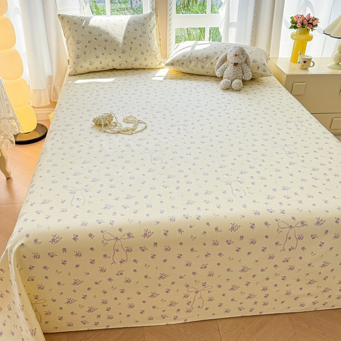 91家纺网 家纺一手货源 找家纺 （总）吉象家纺 2025新款老粗布三件套-床单款