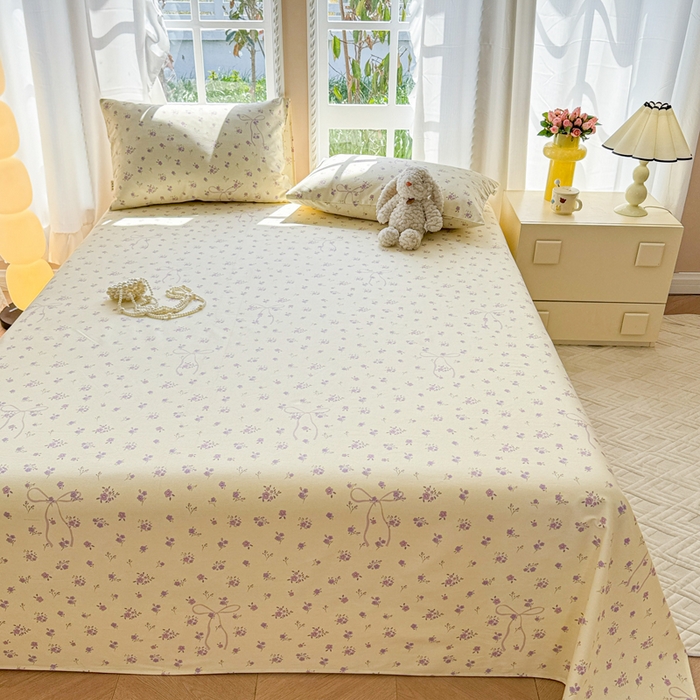 91家纺网 家纺一手货源 找家纺 （总）吉象家纺 2025新款老粗布三件套-床单款