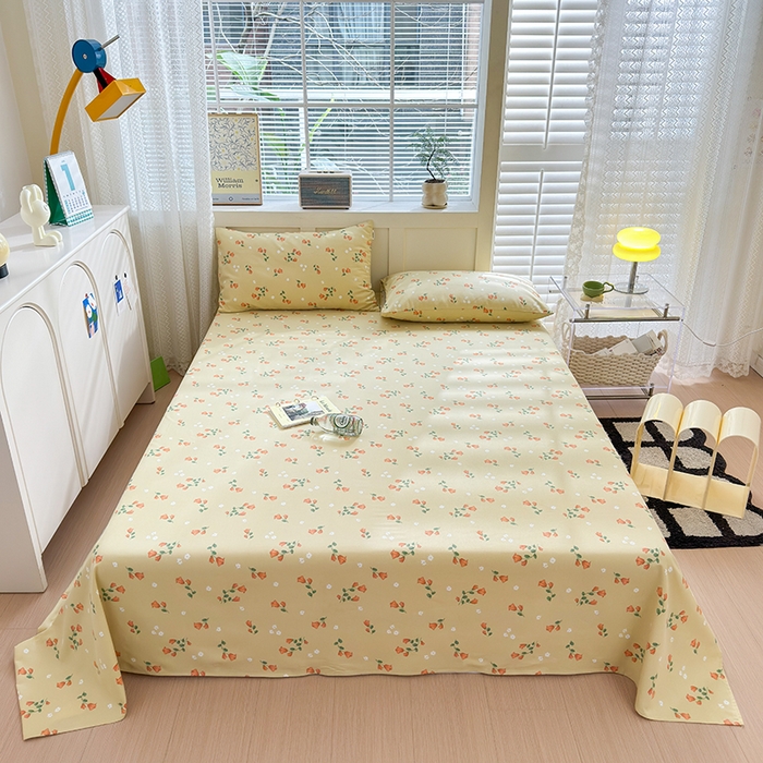 91家纺网 家纺一手货源 找家纺 （总）吉象家纺 2025新款老粗布三件套-床单款